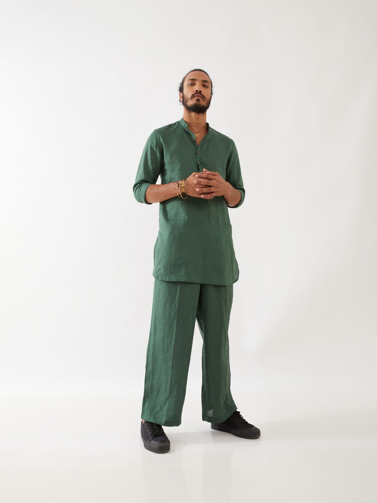 FINN KURTA  - GREEN - image 1