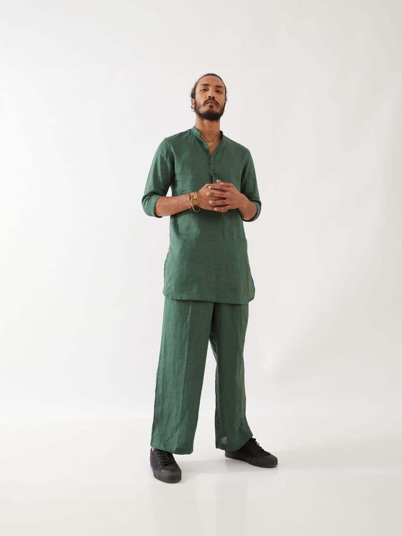 FINN KURTA  - GREEN