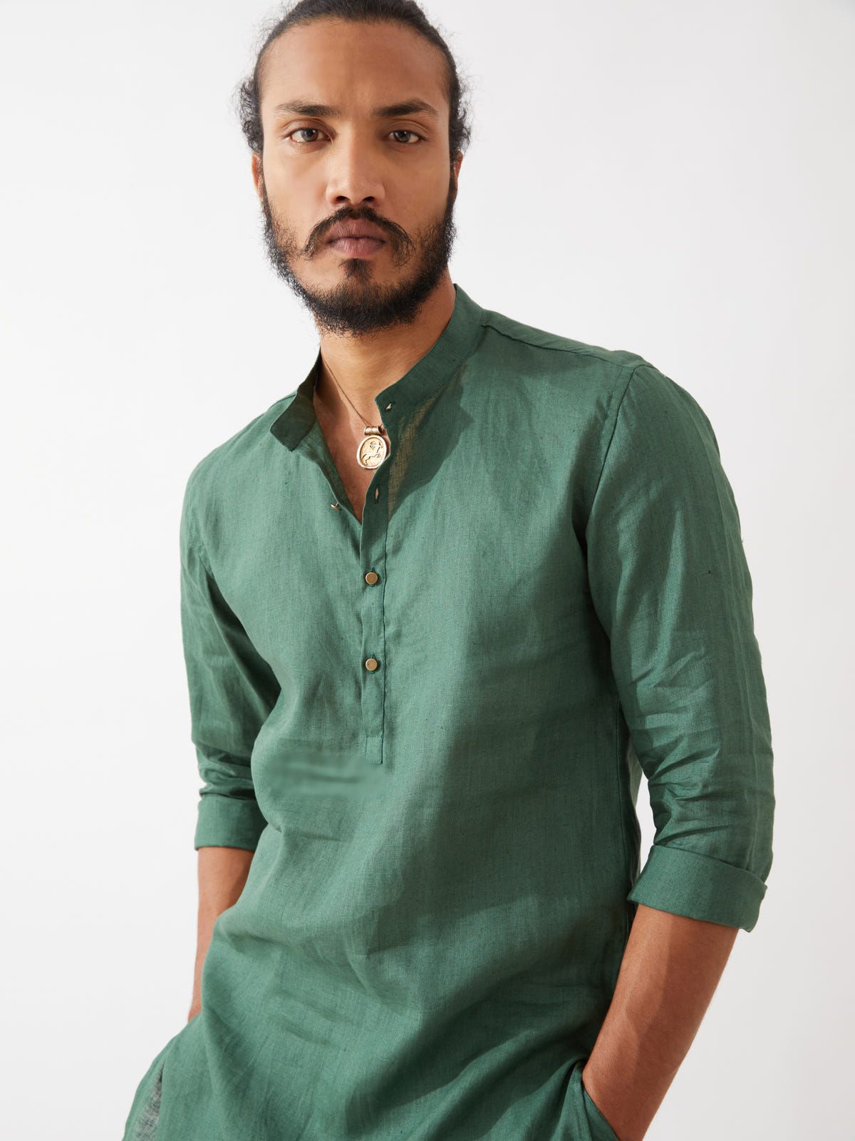 FINN KURTA  - GREEN - image 5