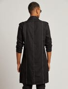 PATHAN KURTA - BLACK view 3