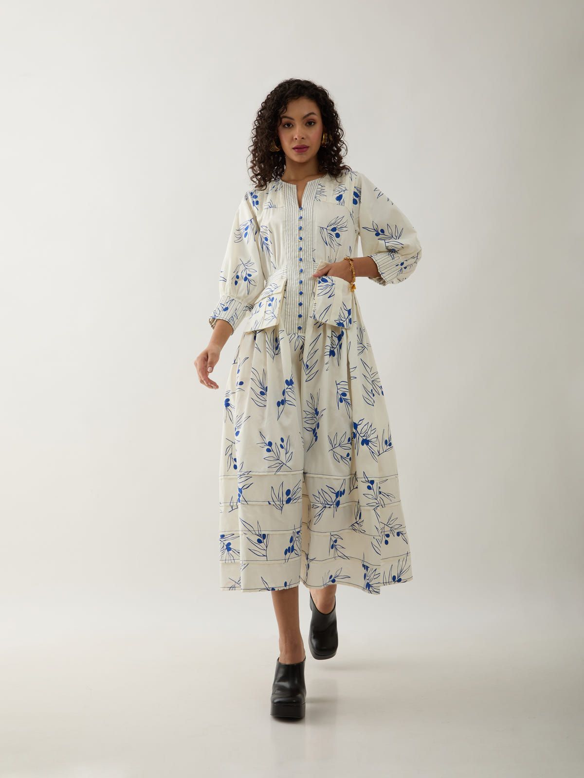 RIVER DRESS - OFF WHITE - image 1