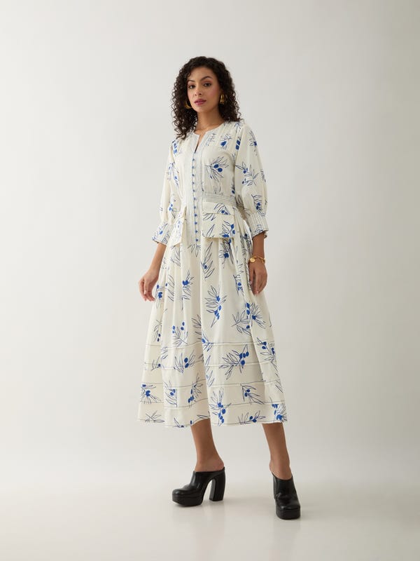 SON OF A NOBLE - SNOB — RIVER DRESS - OFF WHITE