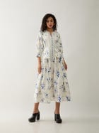 RIVER DRESS - OFF WHITE view 6