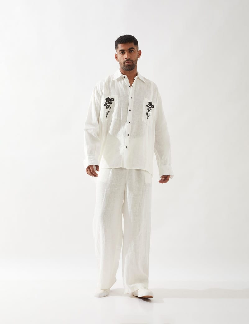 ALFRED FARM SHIRT SET - WHITE