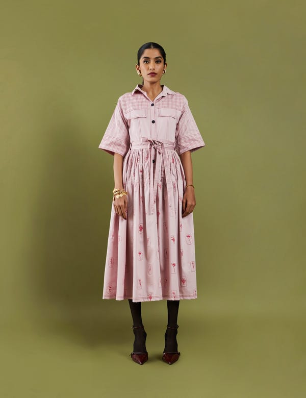 SON OF A NOBLE - SNOB — MAMBA DRESS - ROSE