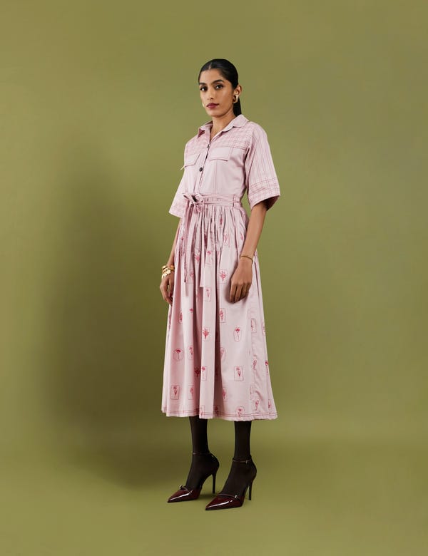 SON OF A NOBLE - SNOB — MAMBA DRESS - ROSE