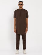 AAVIS KURTA BROWN view 1