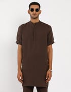 AAVIS KURTA BROWN view 2