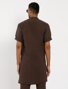 AAVIS KURTA BROWN view 4