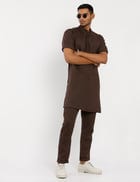 AAVIS KURTA BROWN view 7