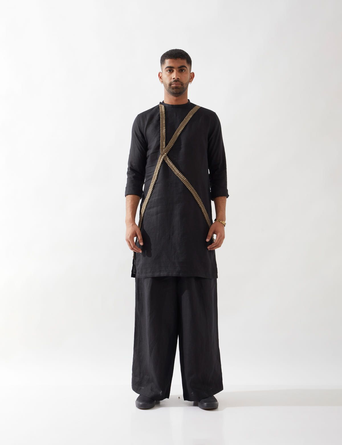 WALTER KURTA SET - BLACK - image 1