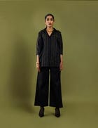GRID SHIRT - BLACK view 1