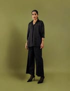 GRID SHIRT - BLACK view 4