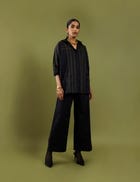 GRID SHIRT - BLACK view 5