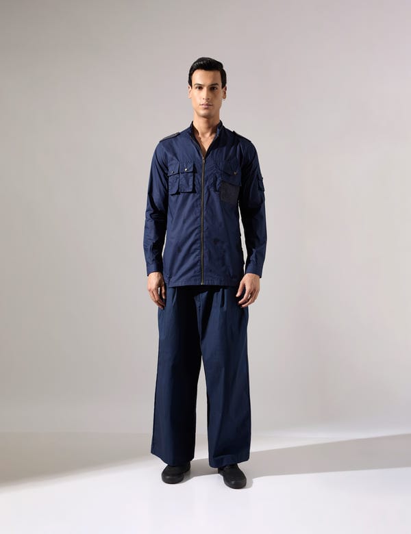 SON OF A NOBLE - SNOB — Simon Shirt - Navy - Look
