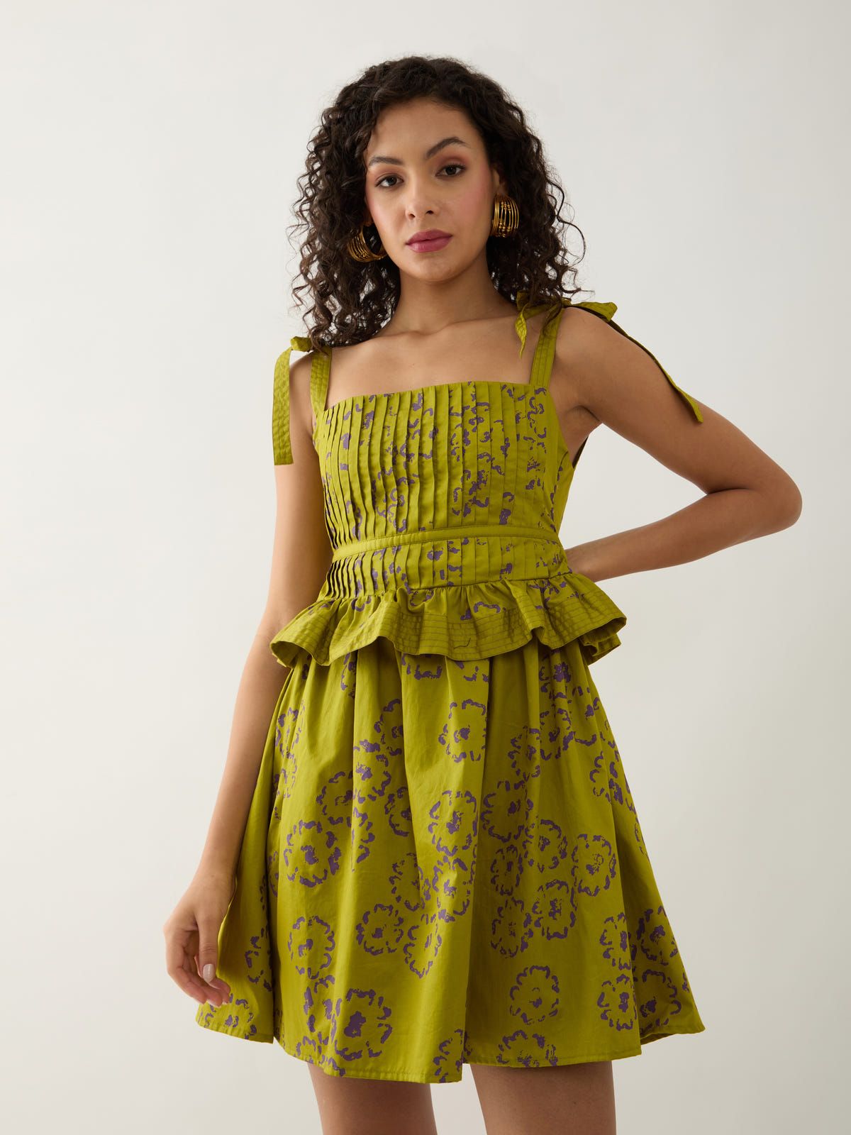 MAUD DRESS - LEAF - image 5