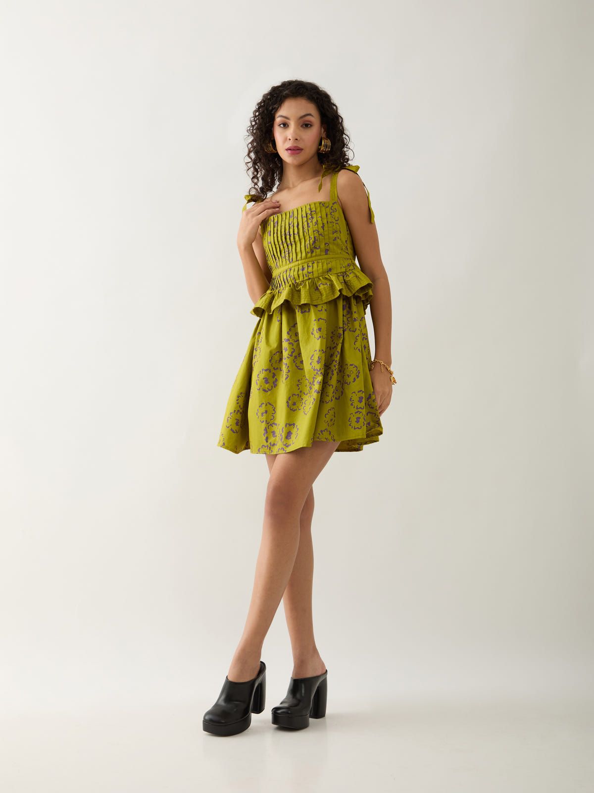 MAUD DRESS - LEAF - image 6