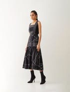 MAPLE DRESS - BLACK view 3