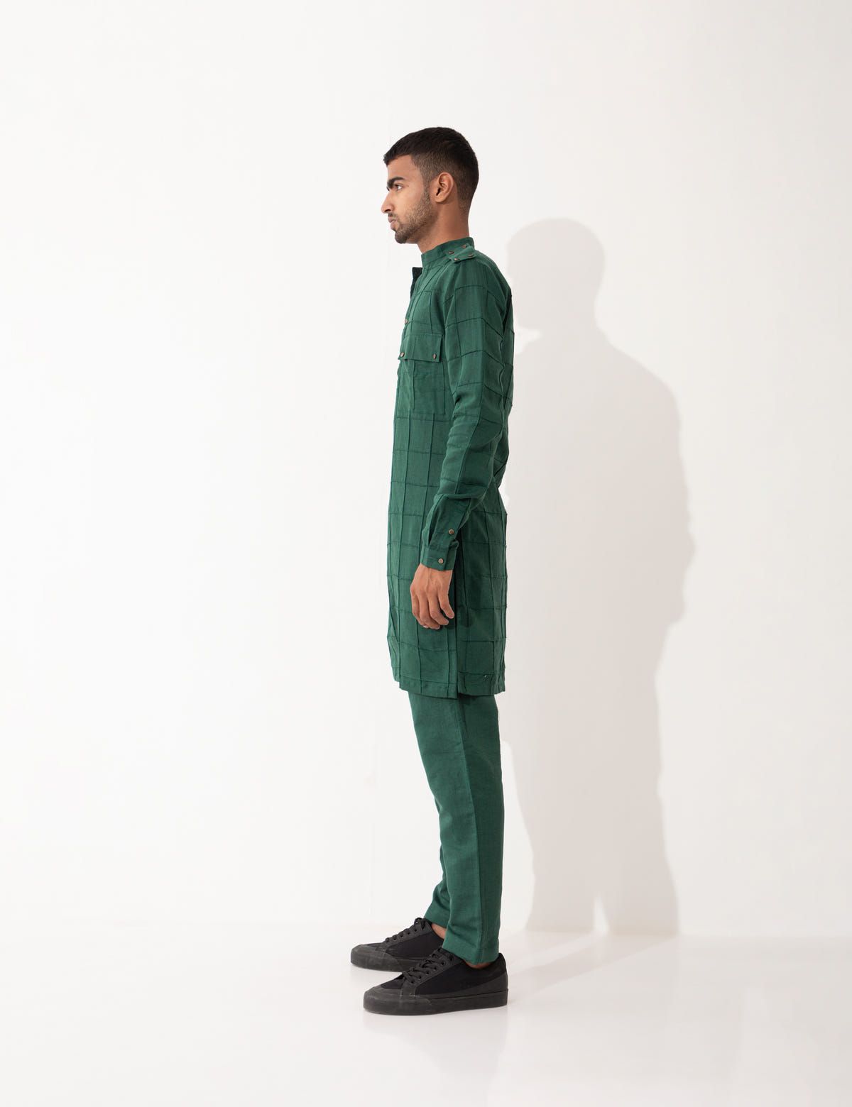 CARTER KURTA  -  GREEN - image 5