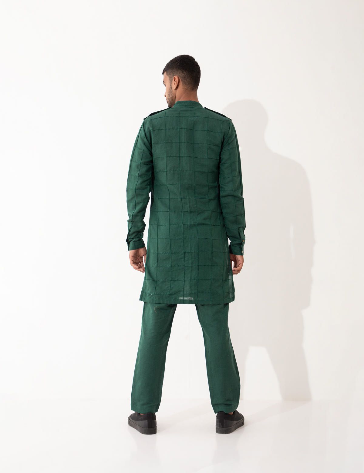 CARTER KURTA  -  GREEN - image 6