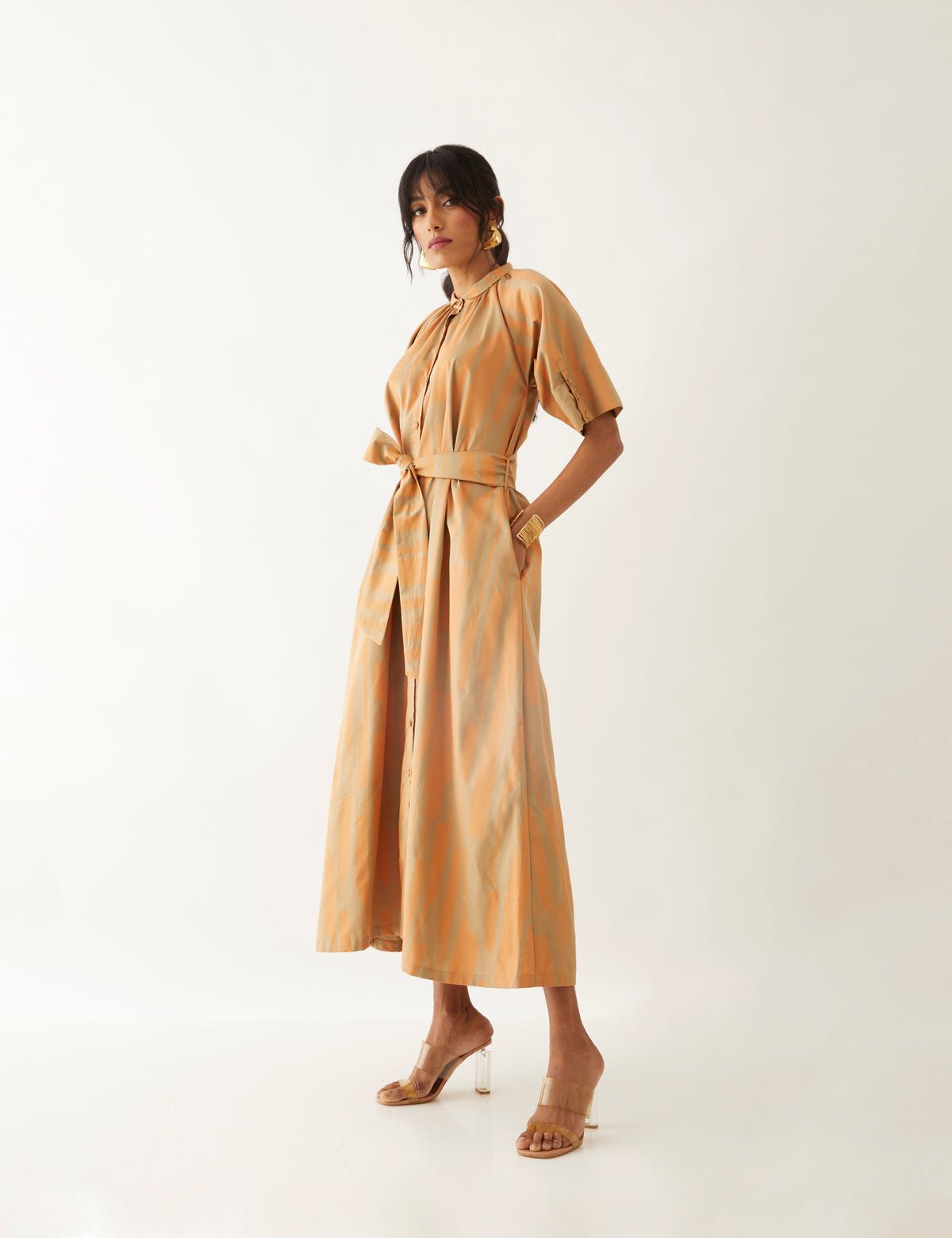 ASPEN DRESS - SAND - image 2