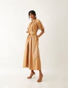 ASPEN DRESS - SAND view 2