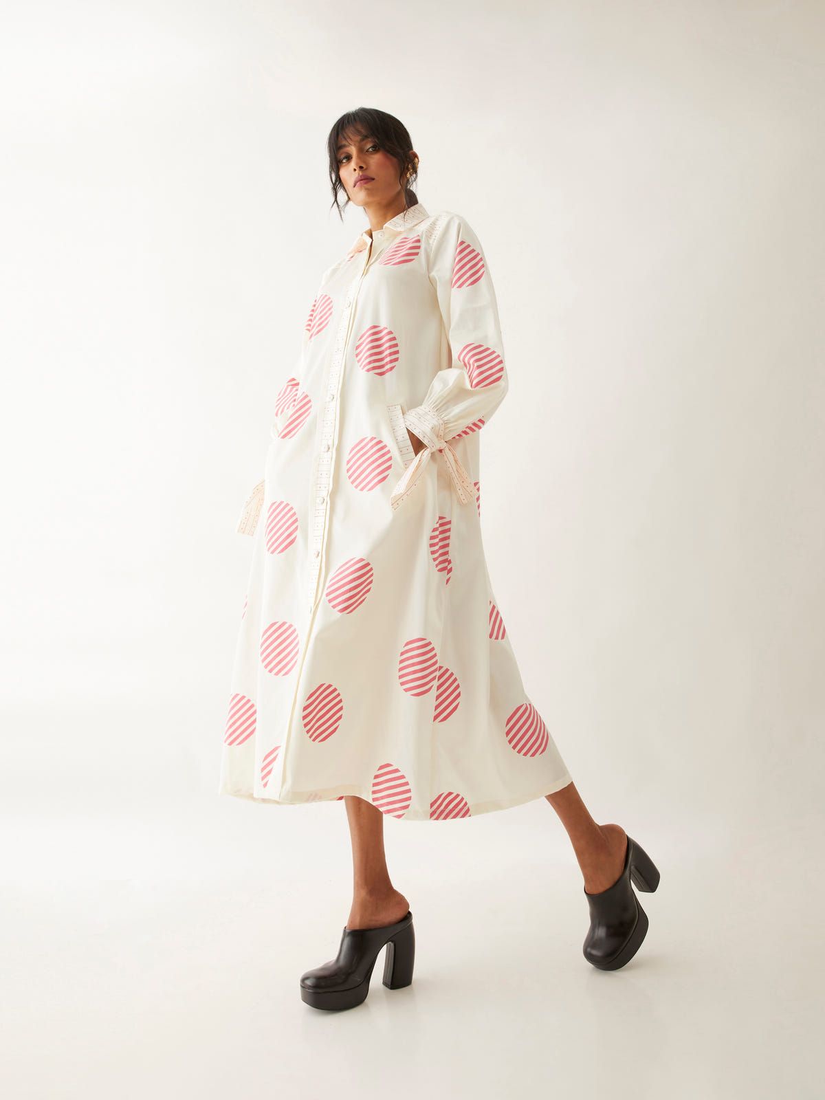 BOSTON DRESS - OFF WHITE - image 2
