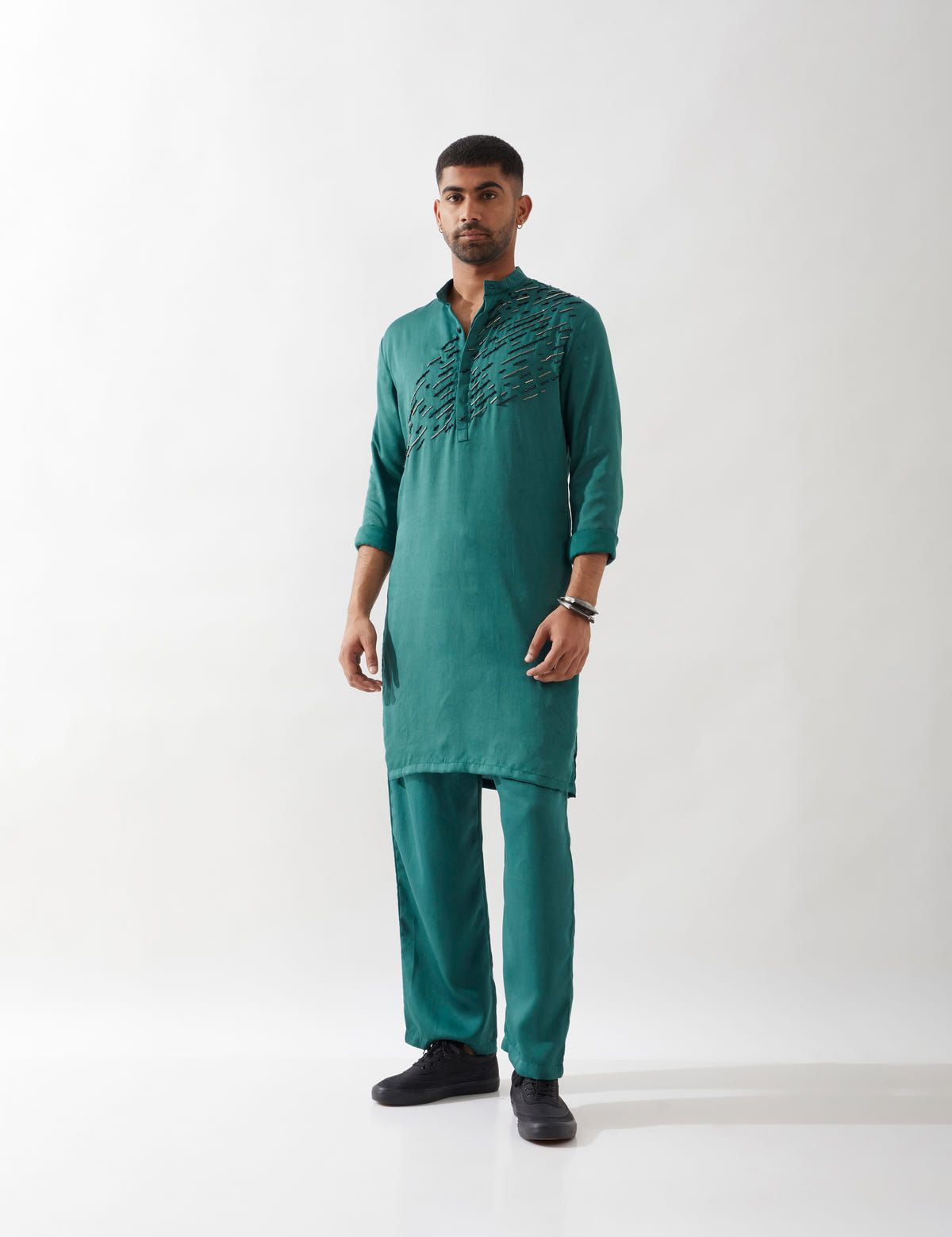 WYNN KURTA SET - EMERALD - image 1