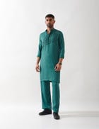 WYNN KURTA SET - EMERALD view 1