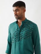 WYNN KURTA SET - EMERALD view 2
