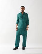 WYNN KURTA SET - EMERALD view 3