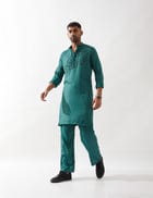 WYNN KURTA SET - EMERALD view 5
