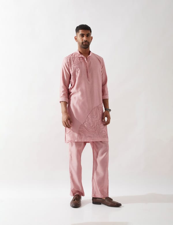 SON OF A NOBLE - SNOB — ABBY KURTA SET - PINK