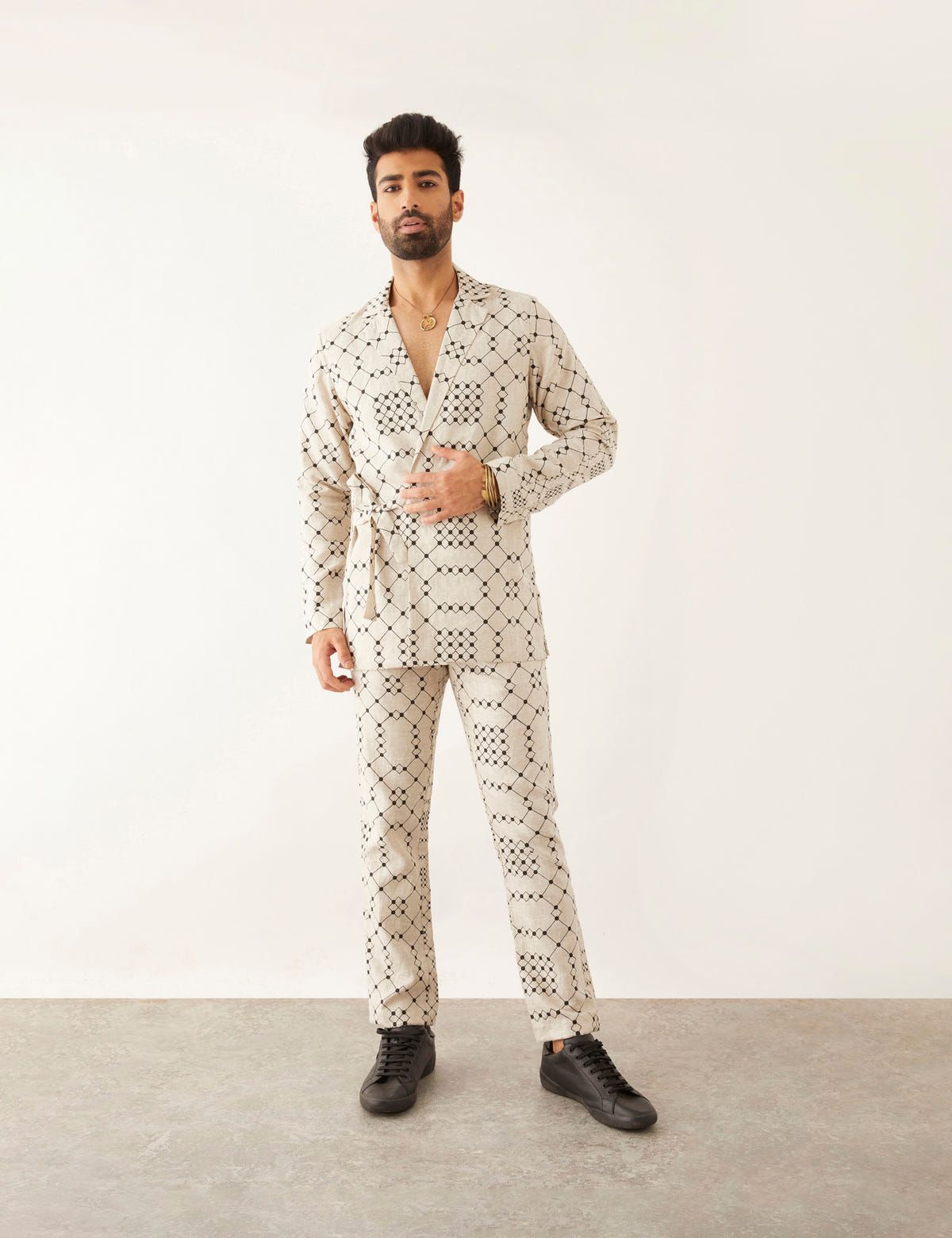 ARFA BALANCE TWIN LOOK SHACKET - IVORY - image 1