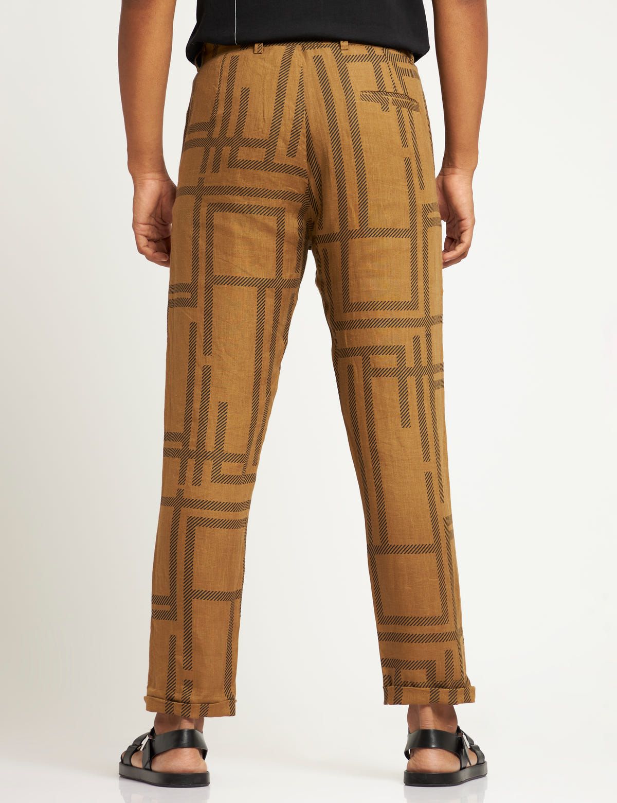 TOCO - TROUSER - MAZE - GOLDEN BROWN - image 3