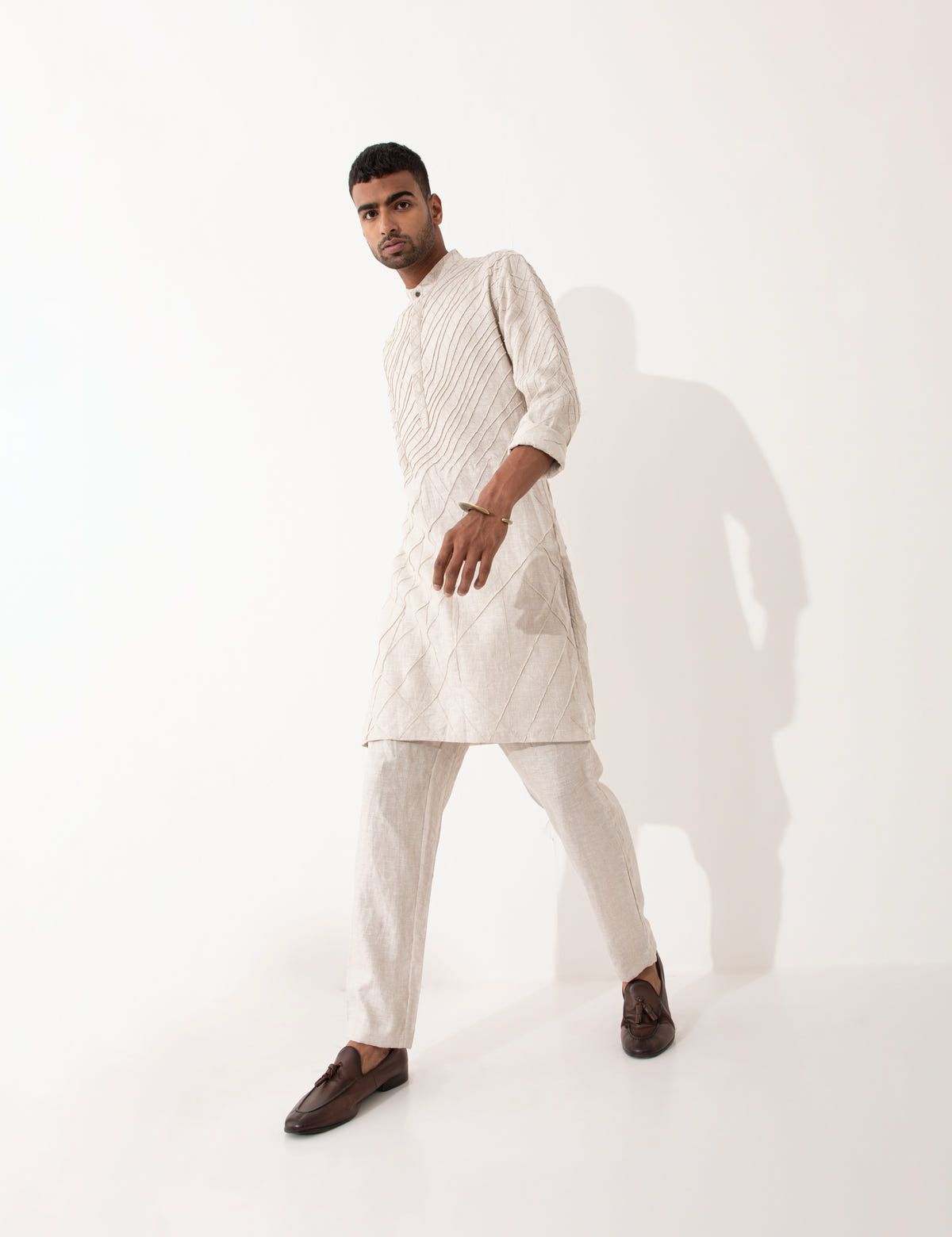 ALISTER KURTA SET  - IVORY - image 2