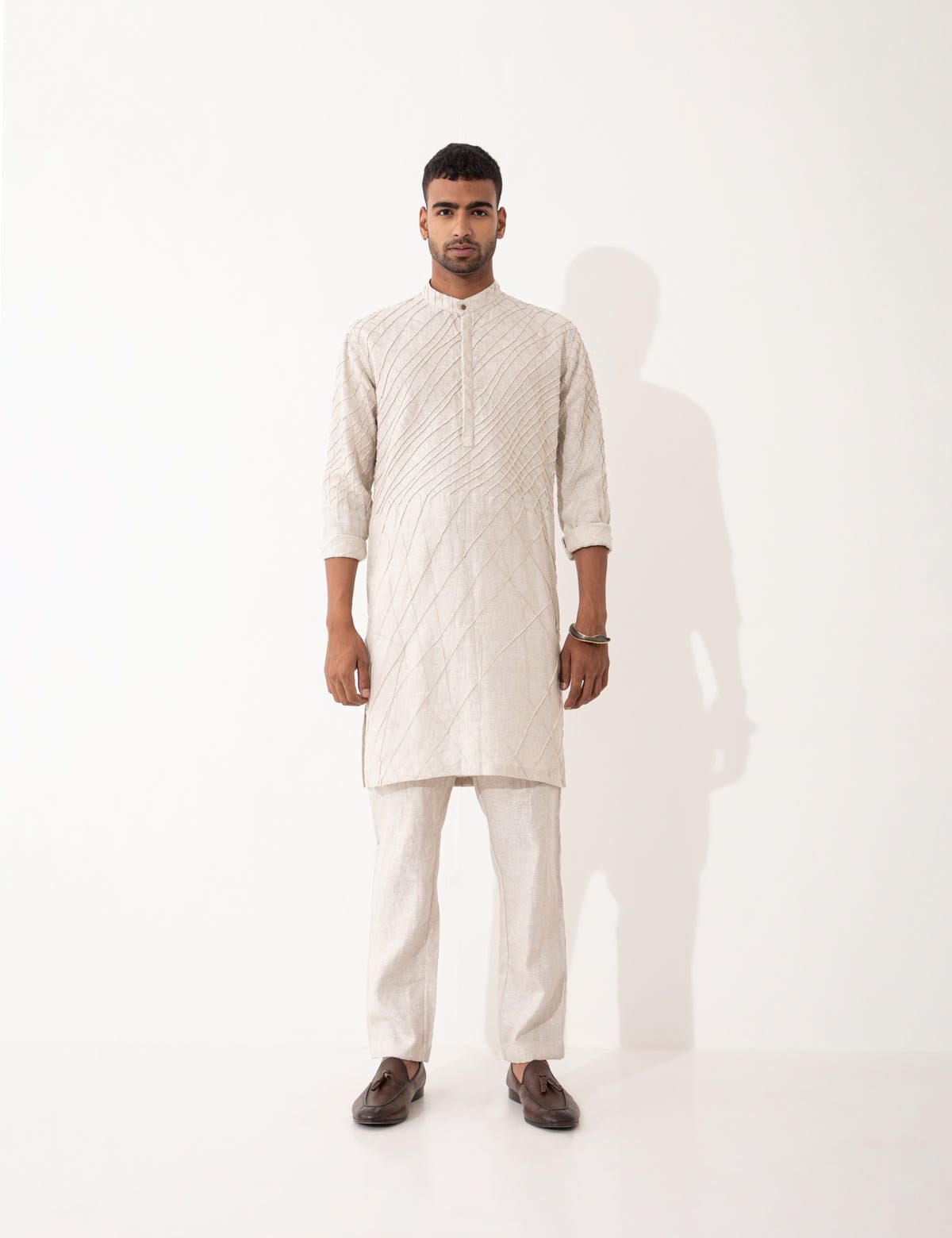 ALISTER KURTA SET  - IVORY - image 3