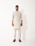 ALISTER KURTA SET  - IVORY view 3