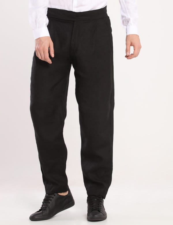 SON OF A NOBLE - SNOB — ANTONIO TROUSER - BLACK