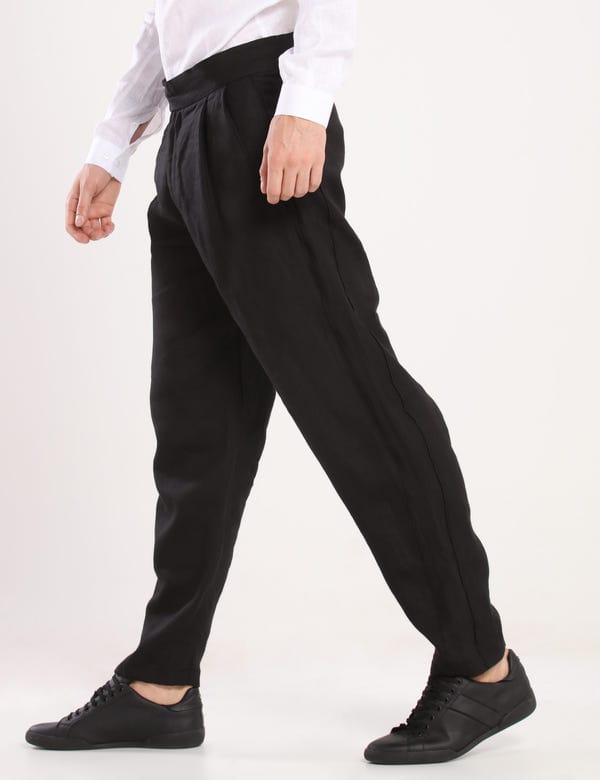 SON OF A NOBLE - SNOB — ANTONIO TROUSER - BLACK