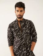 SOUK - SLANT - KURTA - BLACK view 1