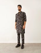 SOUK - SLANT - KURTA - BLACK view 3