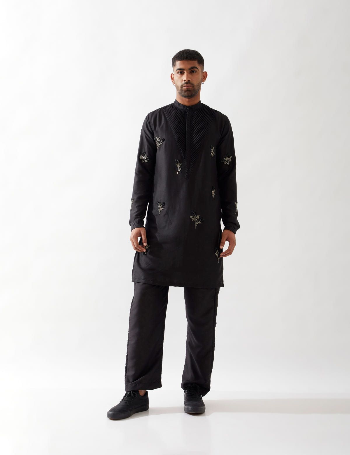 NASH KURTA SET - BLACK - image 1