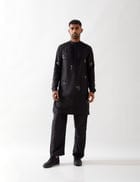 NASH KURTA SET - BLACK view 1
