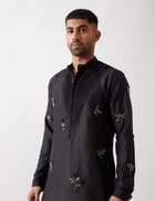 NASH KURTA SET - BLACK view 2