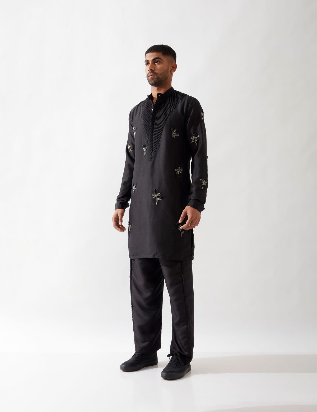 NASH KURTA SET - BLACK - image 3
