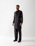 NASH KURTA SET - BLACK view 3