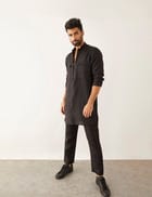 RUKIN KURTA - BLACK view 5