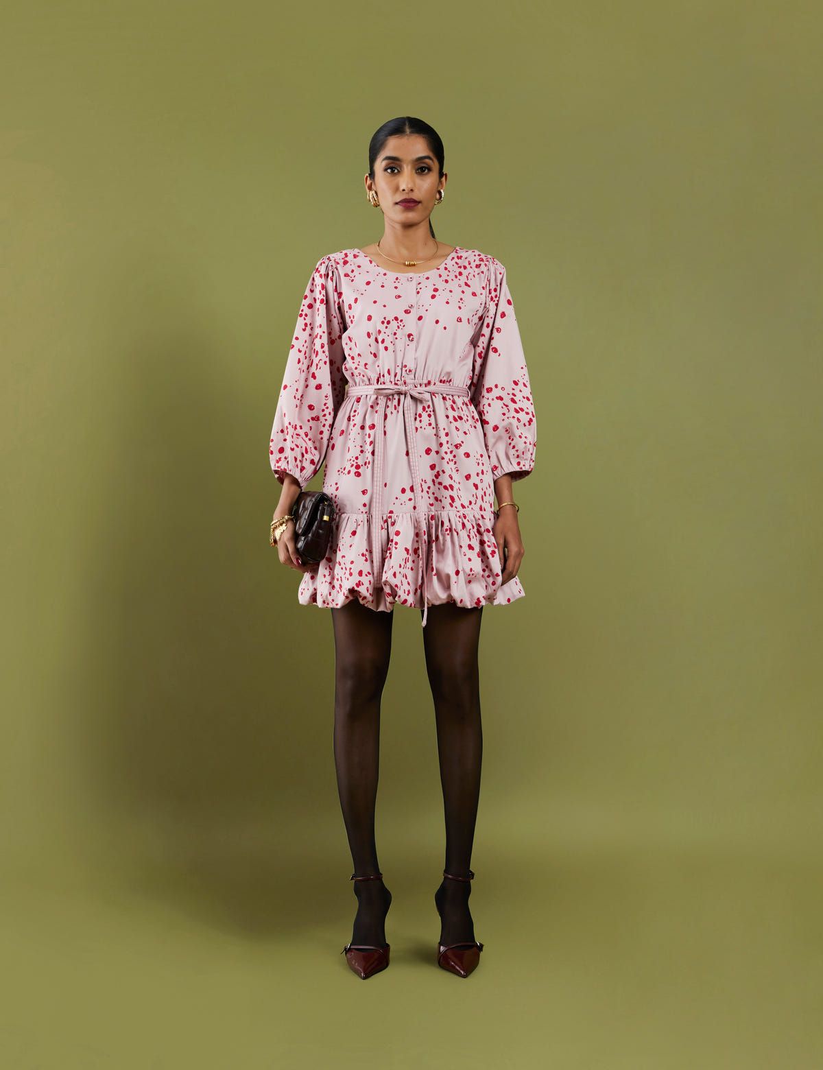 MONA DRESS  - ROSE - image 1
