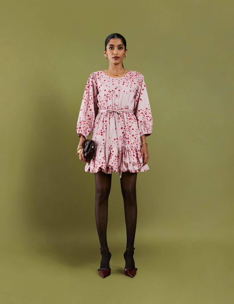 MONA DRESS  - ROSE